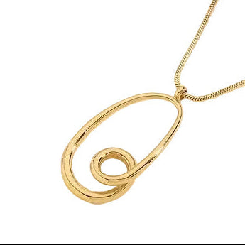 Chestnut square earrings