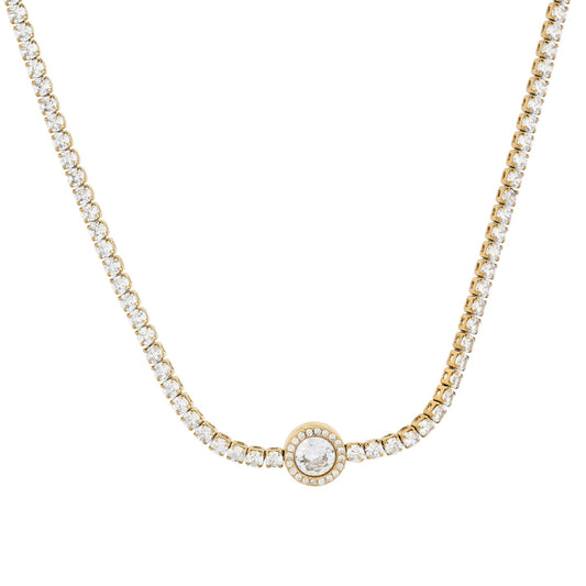 Double interlocking silver steel hoops