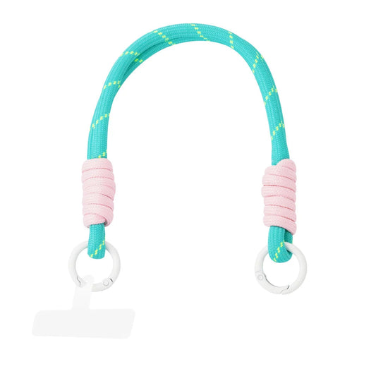 Correa para sujetar el móvil de cuerda en color fucsia y turquesa - Moments by You