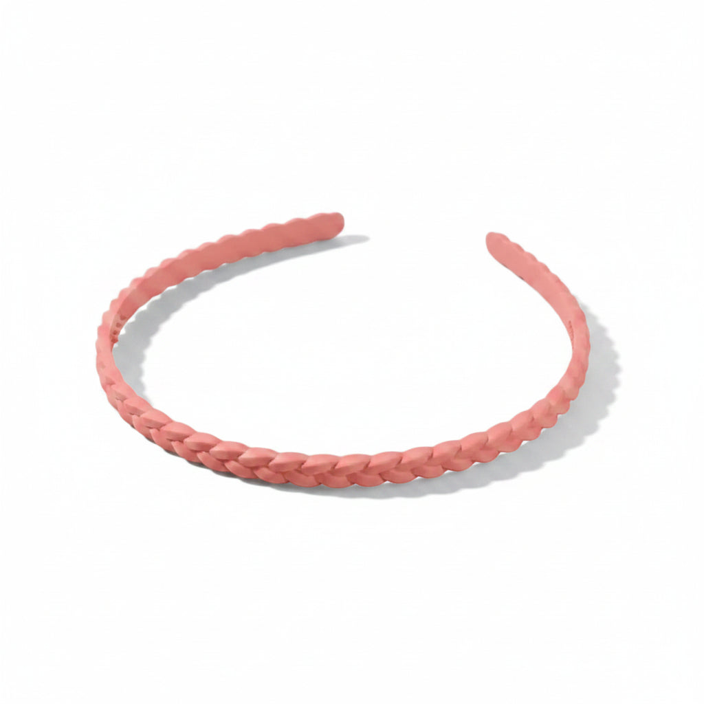 Diadema fina antideslizante con diseño trenzado y monocolor - Moments by You