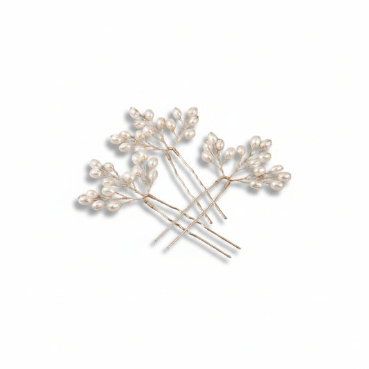 Horquillas de pelo en forma de ramificaciones con perlas - Moments by You