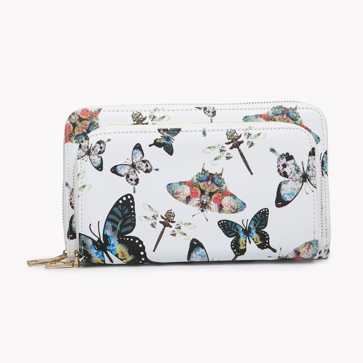 Créoles en acier avec boules dorées