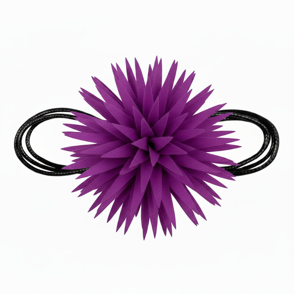 Collar choker de cordón y flor de tela grande en varios colores - Moments by You