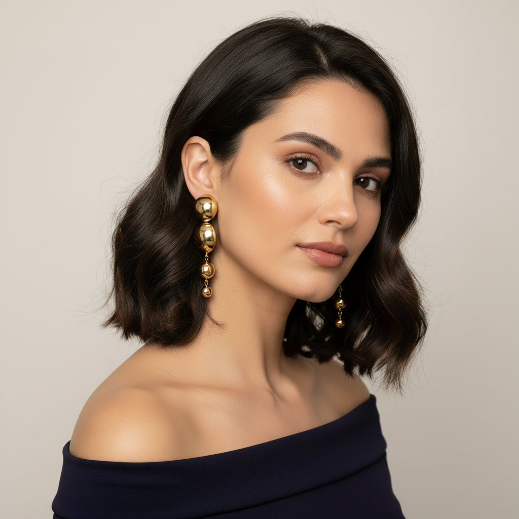 Golden riviera bracelet