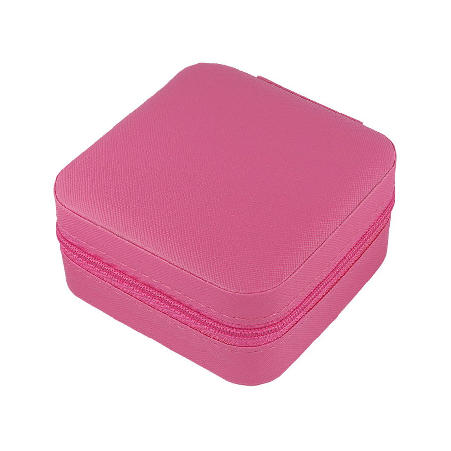 Moments by You Medium Square Pink Travel Jewelry Box 