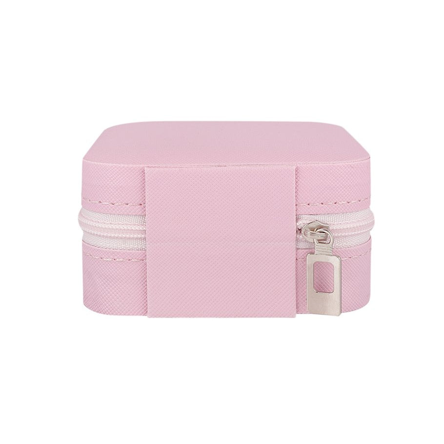 Moments by You Medium Square Pink Travel Jewelry Box 