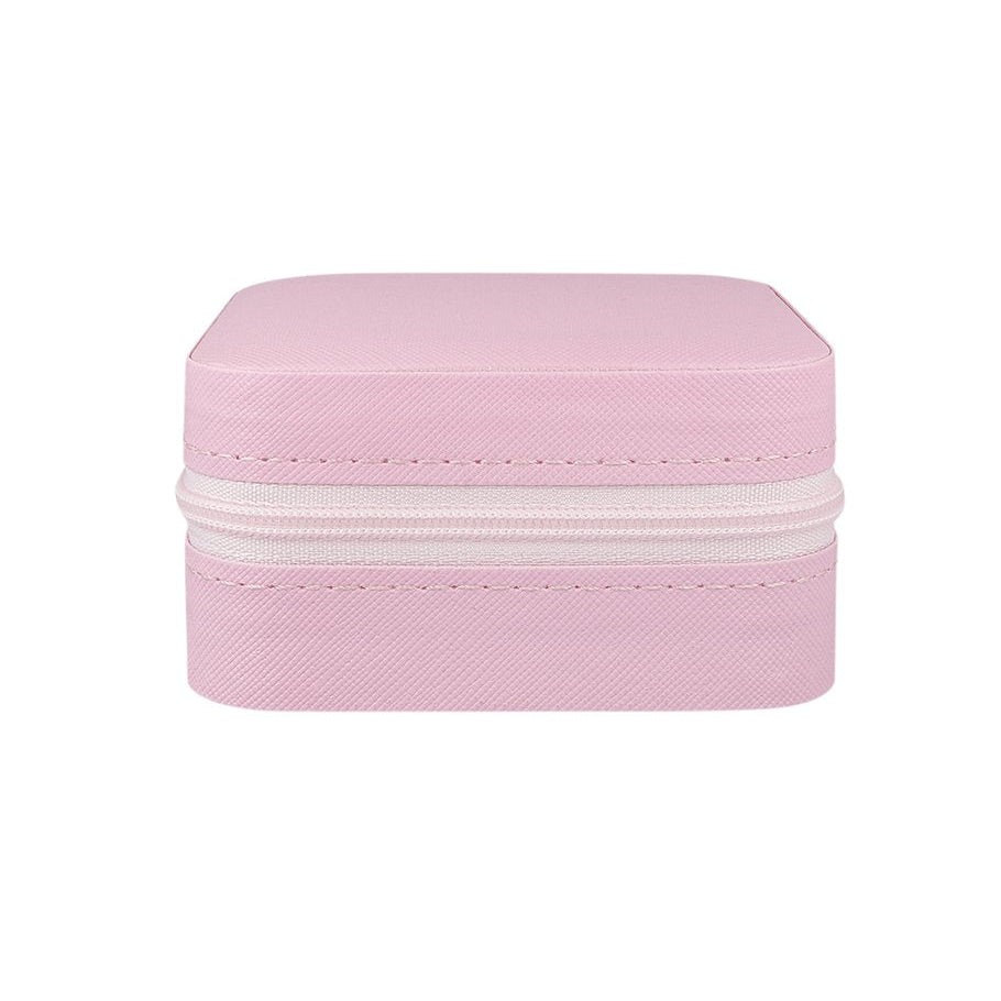 Moments by You Medium Square Pink Travel Jewelry Box 