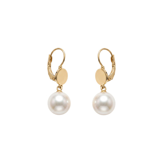 Steel hoops with gold balls