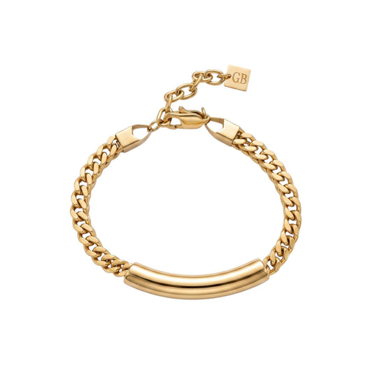 Silver full heart bracelet