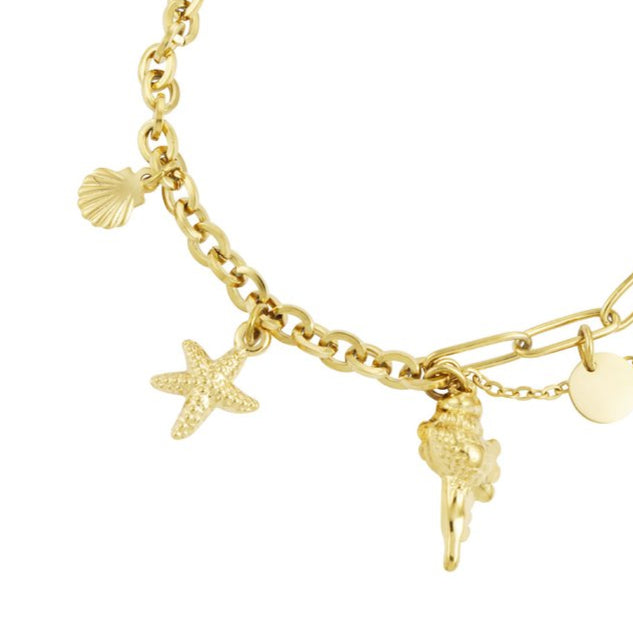 Collier acier argent zircone