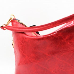 Smooth camel bag - 100% leather